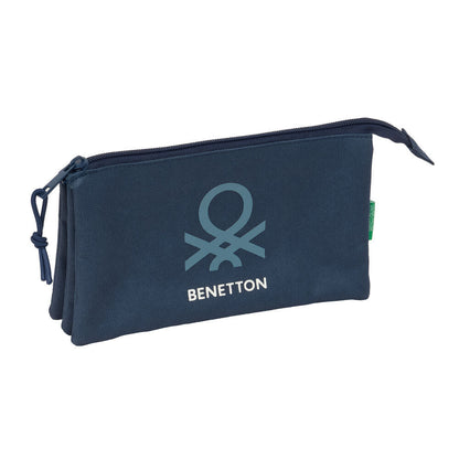 Benetton Anthracite triple pencil case Nerdscape