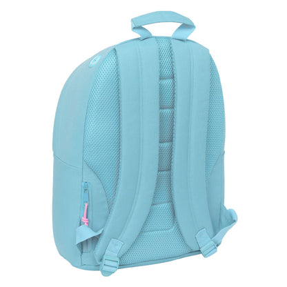 Benetton Sky Blue laptop backpack 41cm Nerdscape