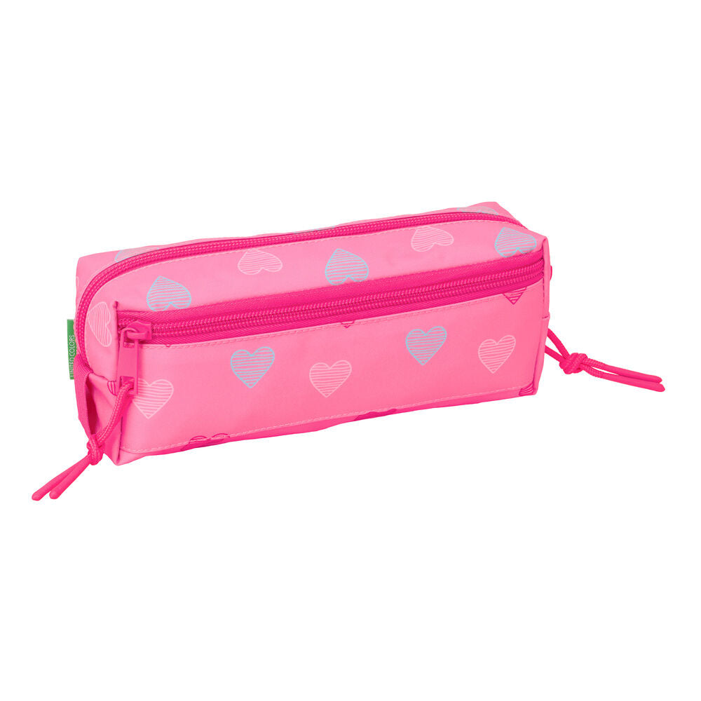 Benetton Heart triple pencil case Nerdscape
