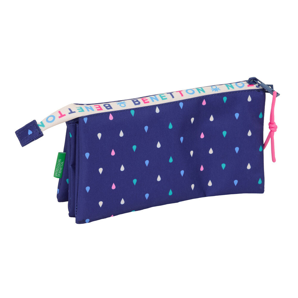 Benetton Drop triple pencil case Nerdscape