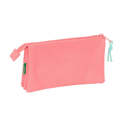 Benetton Coral triple pencil case Nerdscape