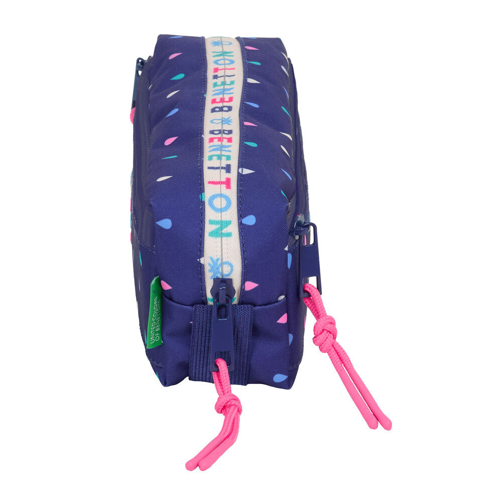 Benetton Drop triple pencil case Nerdscape