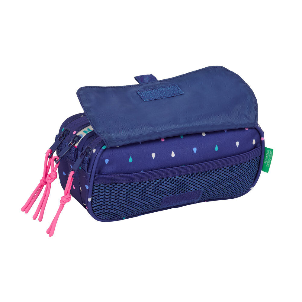 Benetton Drop triple pencil case Nerdscape