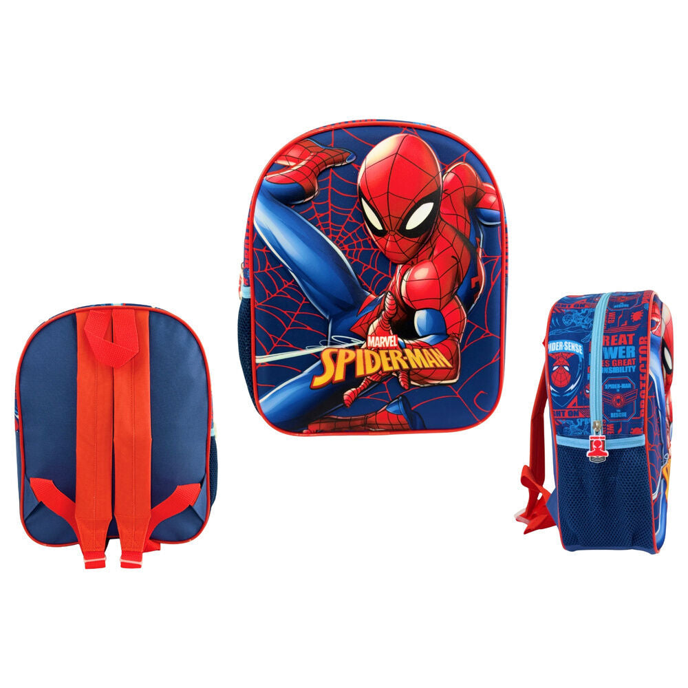 Marvel Spiderman Web 3D backpack 30cm Nerdscape