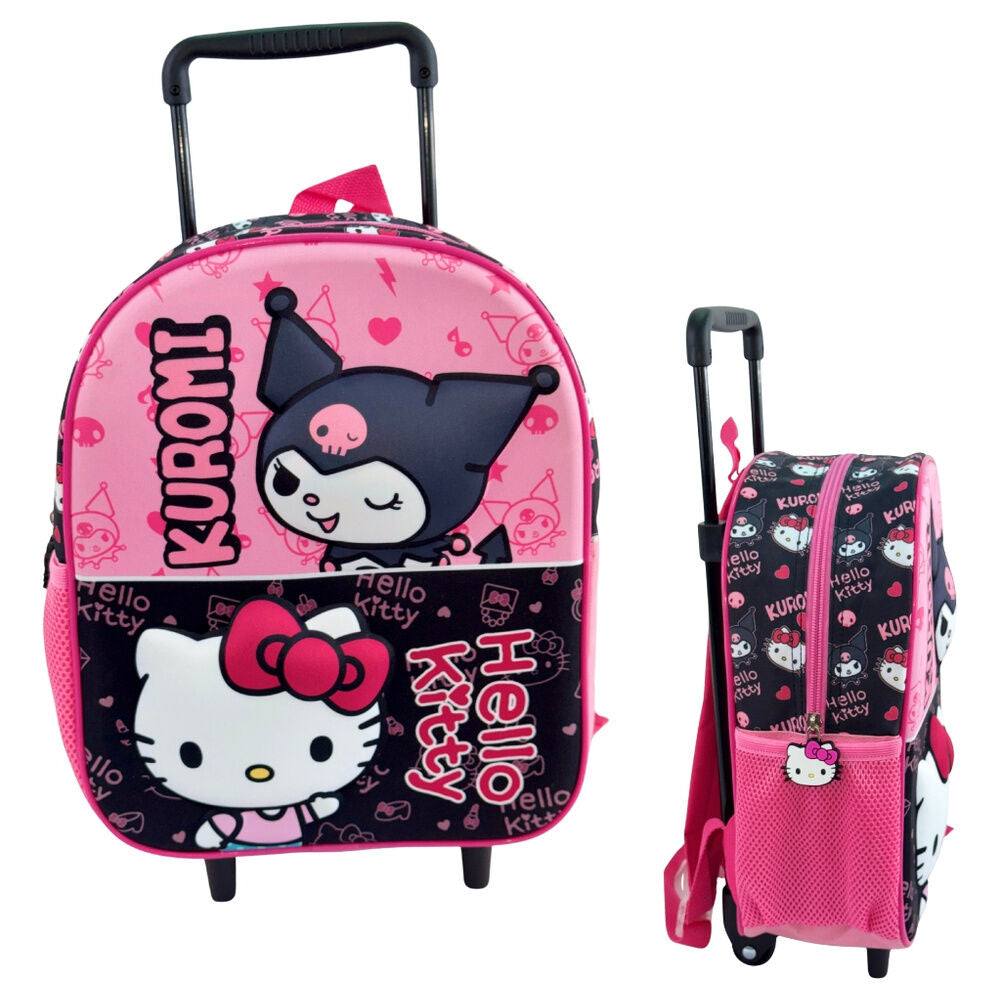 Hello Kitty & Kuromi trolley 32cm Nerdscape