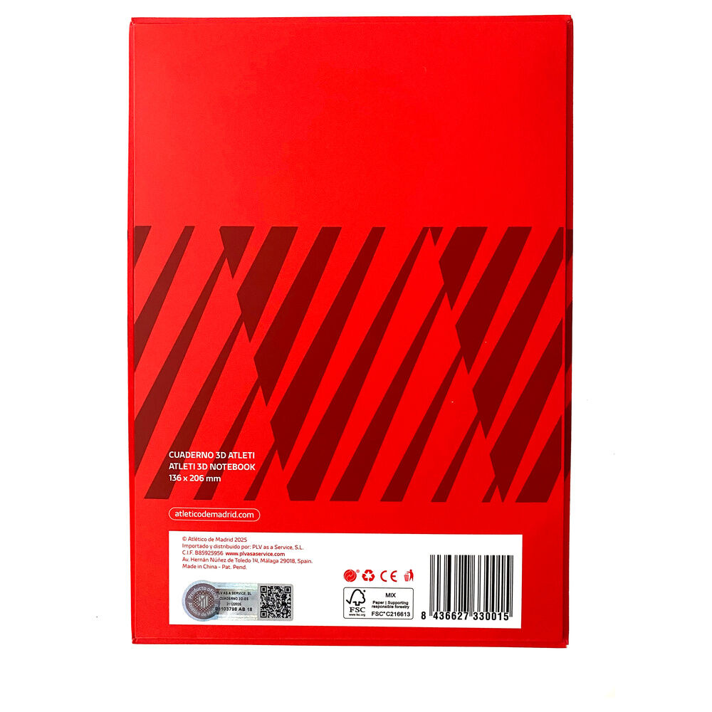 Atletico de Madrid A5 notebook Nerdscape