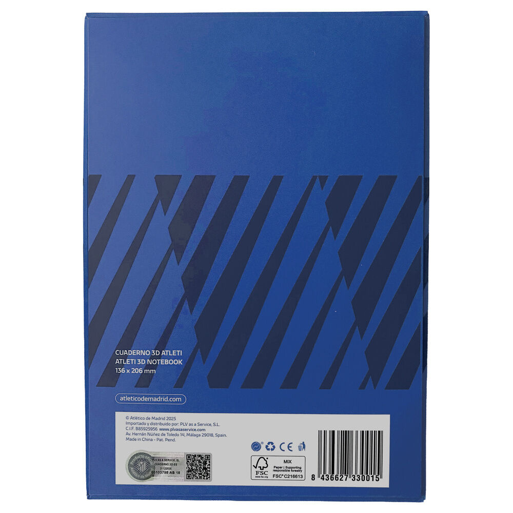Atletico de Madrid A6 notebook