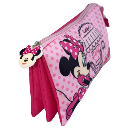 Disney Minnie Paris triple pencil case Nerdscape