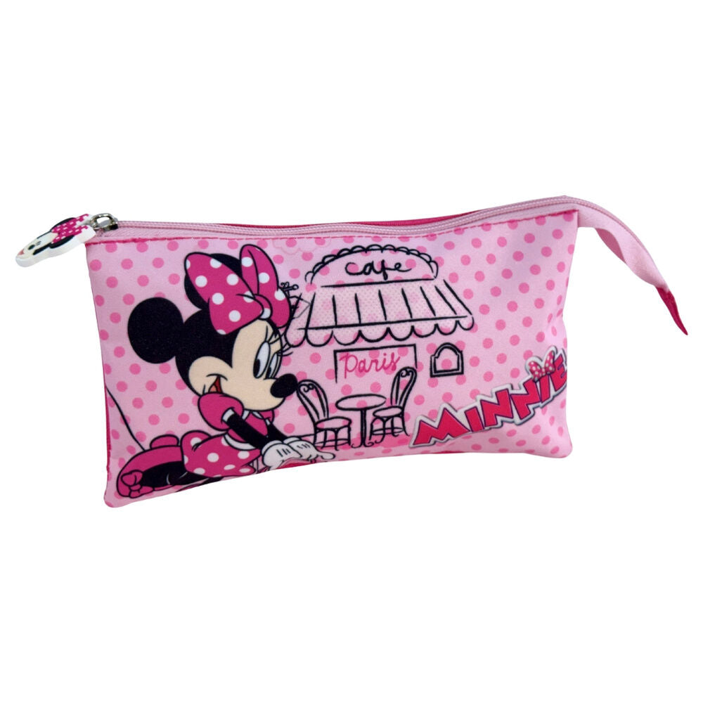 Disney Minnie Paris triple pencil case Nerdscape