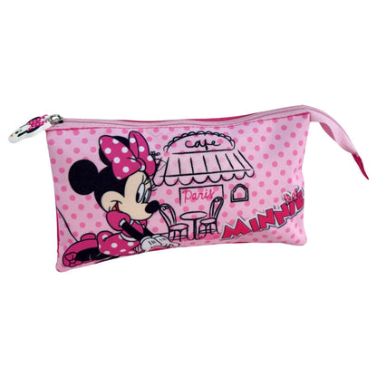 Disney Minnie Paris triple pencil case Nerdscape