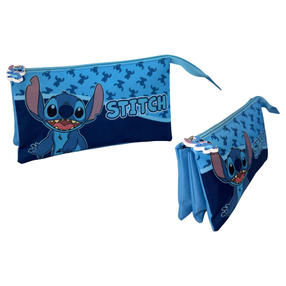 Disney Stitch Abstract triple pencil case Nerdscape