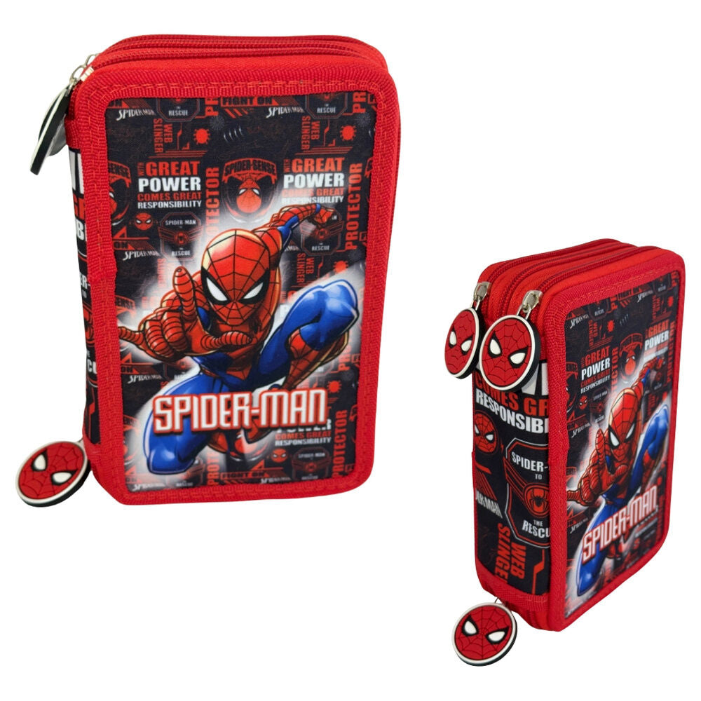 Marvel Spiderman Hero triple pencil case Nerdscape