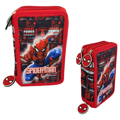 Marvel Spiderman Hero triple pencil case Nerdscape