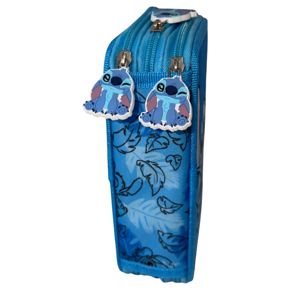 Disney Stitch Smile triple pencil case Nerdscape