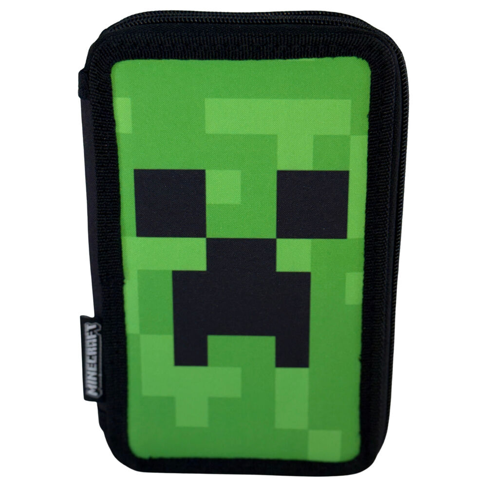 Minecraft Face triple pencil case Nerdscape