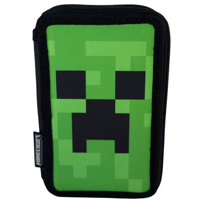 Minecraft Face triple pencil case Nerdscape