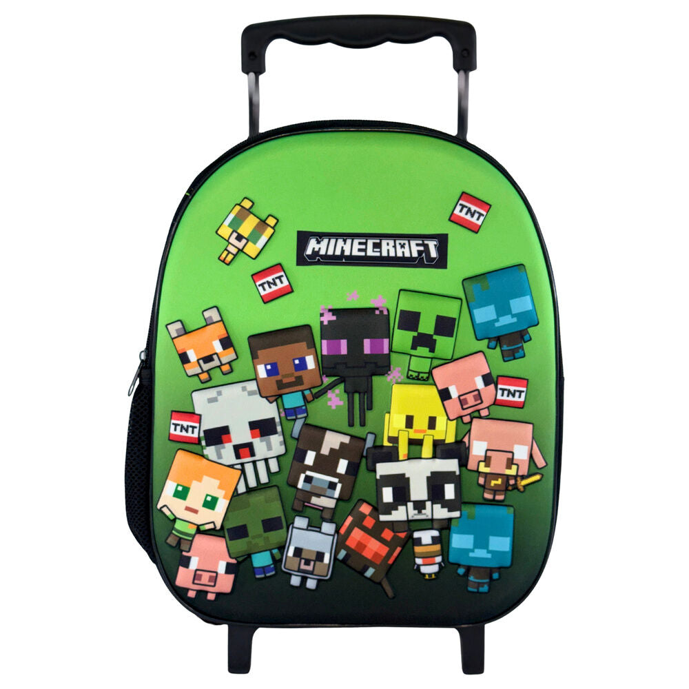 Minecraft Characters 3D trolley 32cm Nerdscape