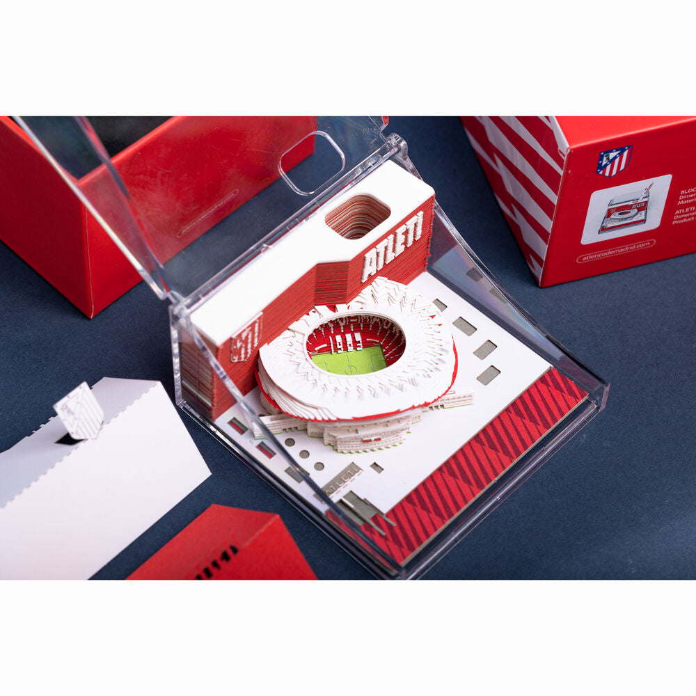 Atletico de Madrid Metropolitano 3D notebook Nerdscape