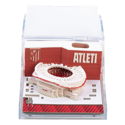 Atletico de Madrid Metropolitano 3D notebook Nerdscape