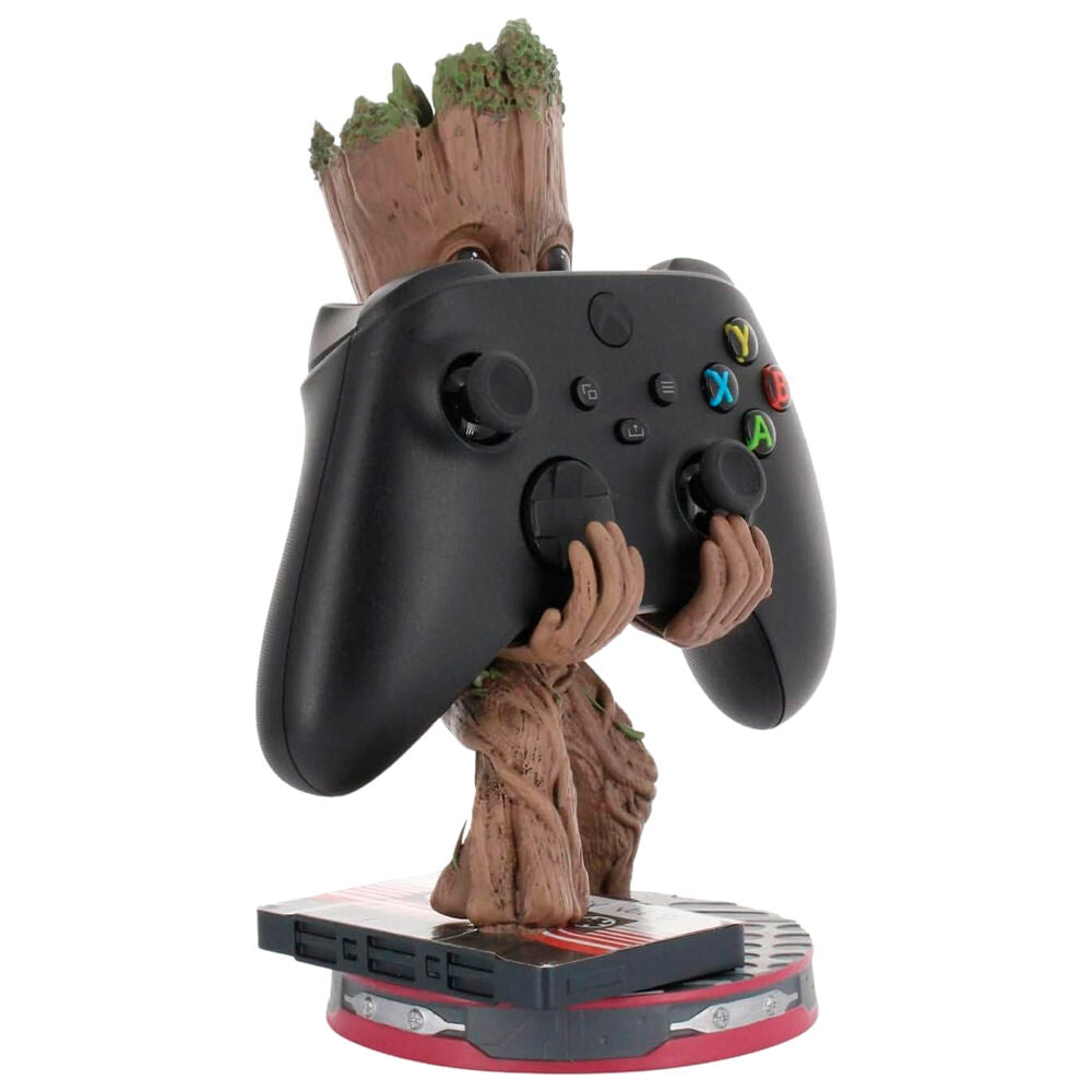 Marvel Guardians of the Galaxy Smiley Groot clamping bracket Cable guy 20cm Nerdscape