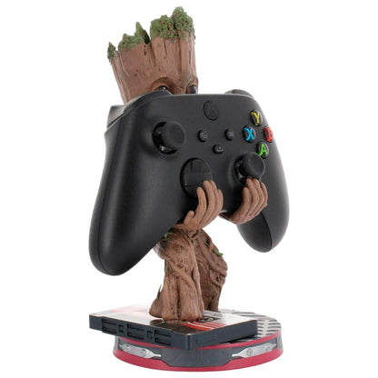 Marvel Guardians of the Galaxy Smiley Groot clamping bracket Cable guy 20cm Nerdscape