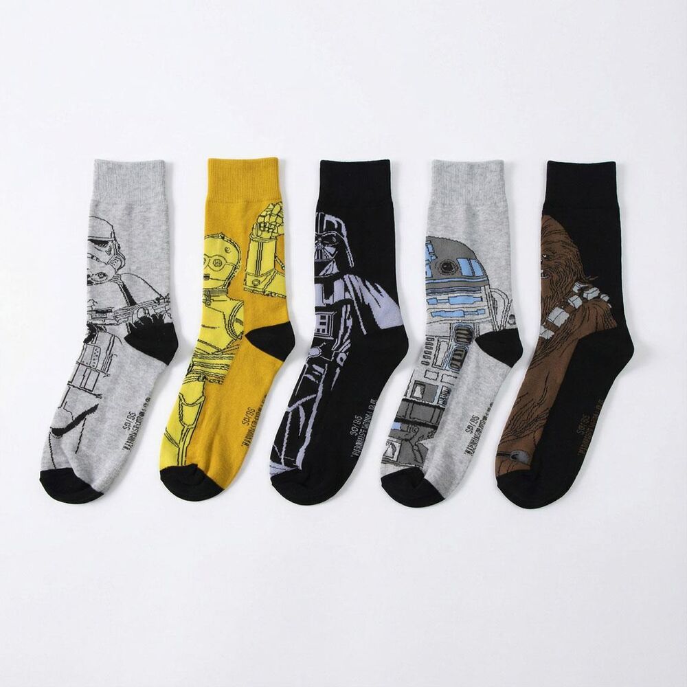 Star Wars adult pack 5 socks Nerdscape