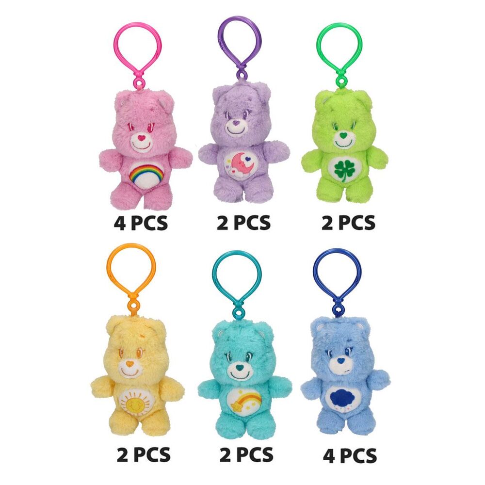 Care Bears assorted plush keychain Nerdscape
