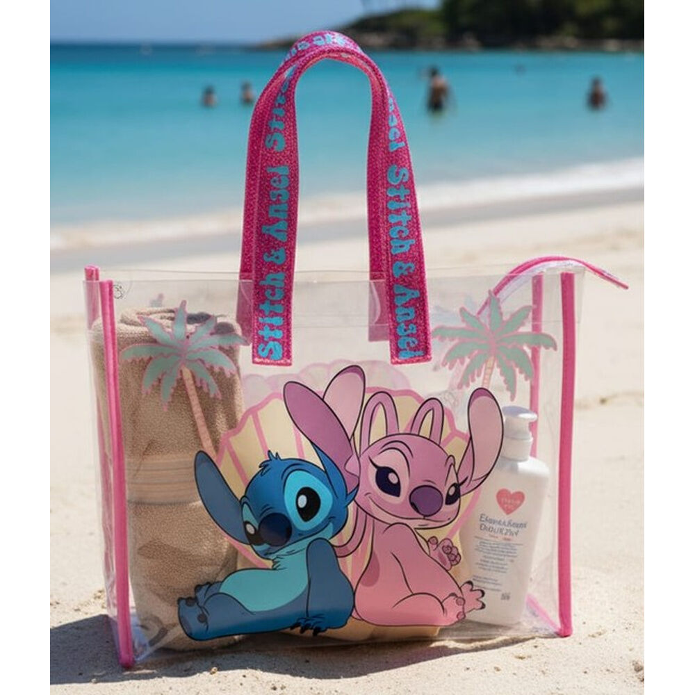 Disney Stitch & Angel beach bag Nerdscape