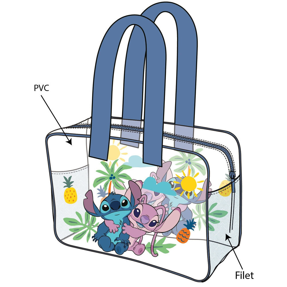 Disney Stitch & Angel beach bag Nerdscape
