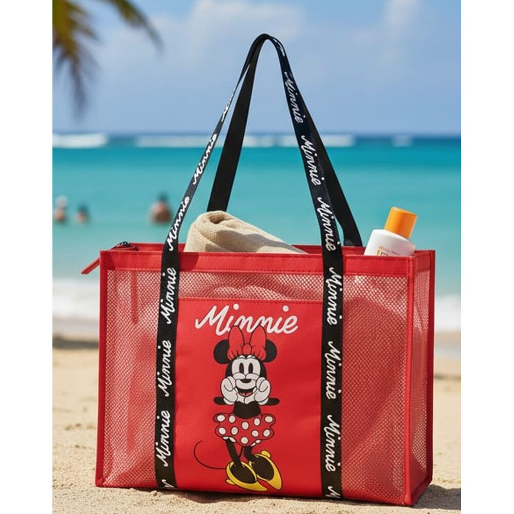 Disney Minnie mesh beach bag Nerdscape