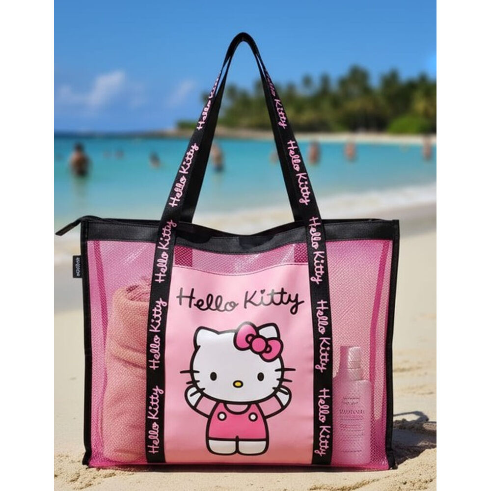 Hello Kitty mesh beach bag Nerdscape