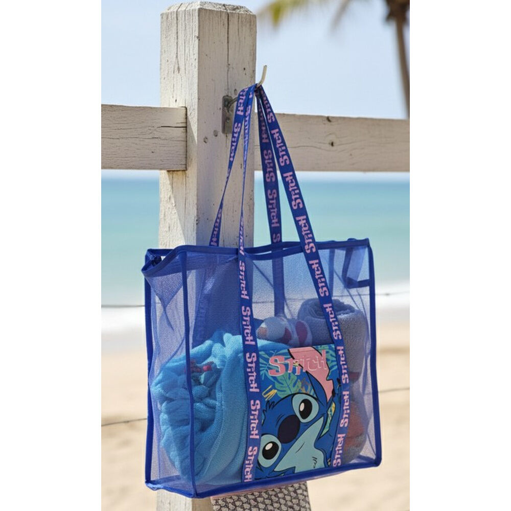 Disney Stitch mesh beach bag Nerdscape
