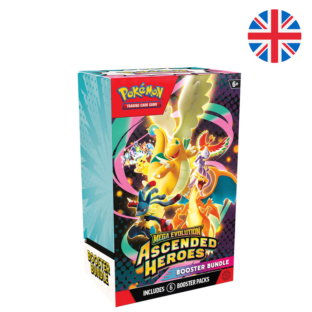 English Pokemon Megaevolution 2.5 Ascended Heroes Booster Bundle card game Nerdscape