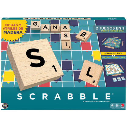 Spanish Scrabble Core Wood board game Nerdscape