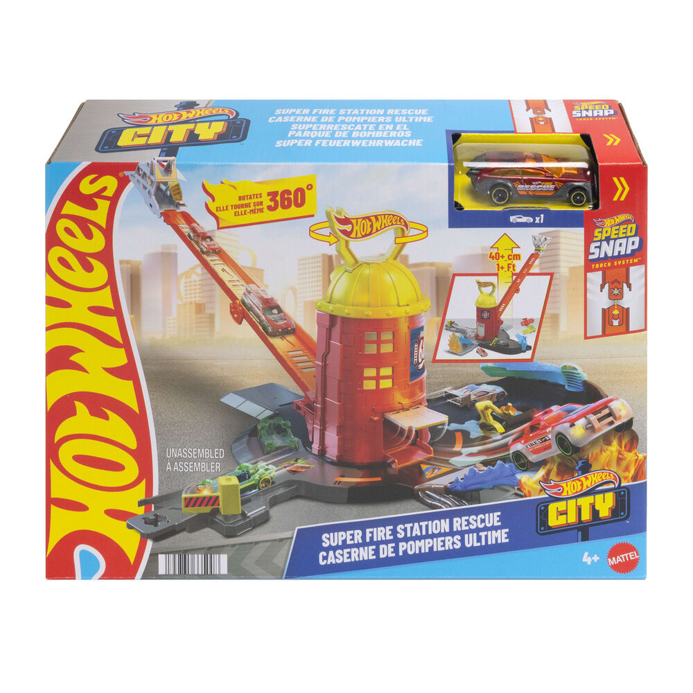 Hot Wheels City Fire Station Nerdscape