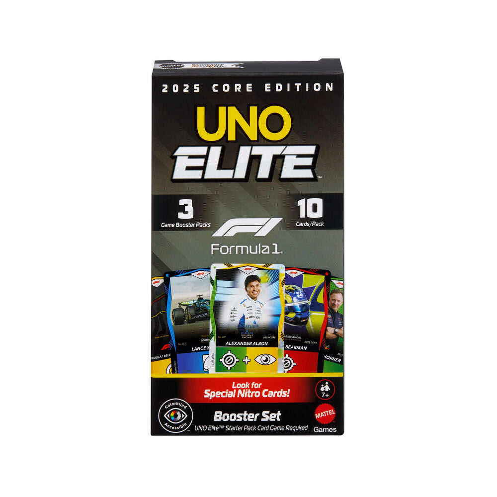 UNO Elite F1 Booster Pack card game Nerdscape