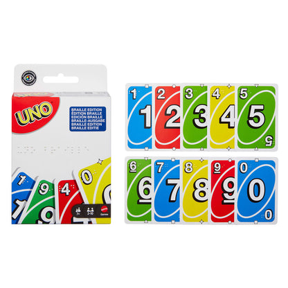 UNO Braille card game Nerdscape
