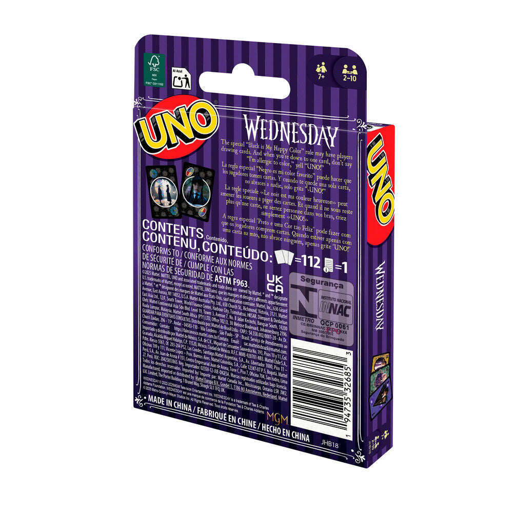 UNO Wednesday card game Nerdscape