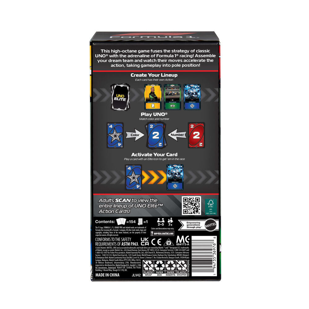 UNO Elite F1 Starter Pack card game Nerdscape