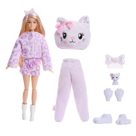 Barbie Sweet Ties Cutie Reveal Lilac Kitten doll Nerdscape