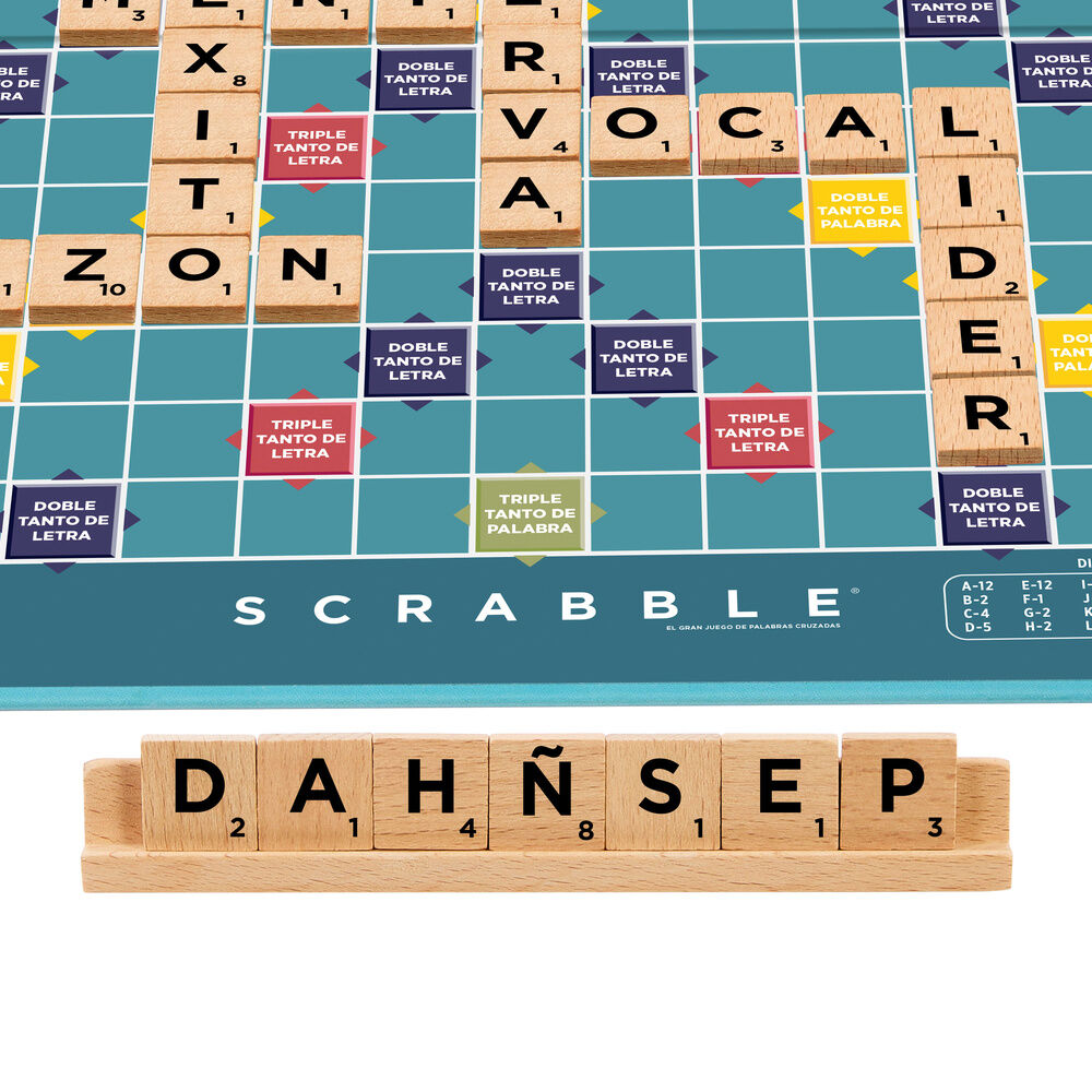 Spanish Scrabble Core Wood board game Nerdscape