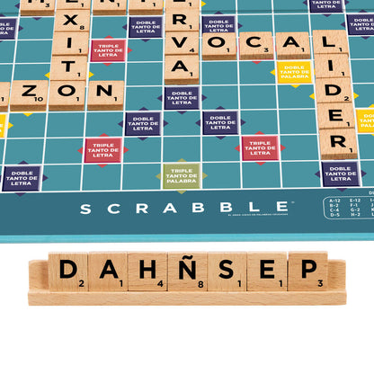 Spanish Scrabble Core Wood board game Nerdscape