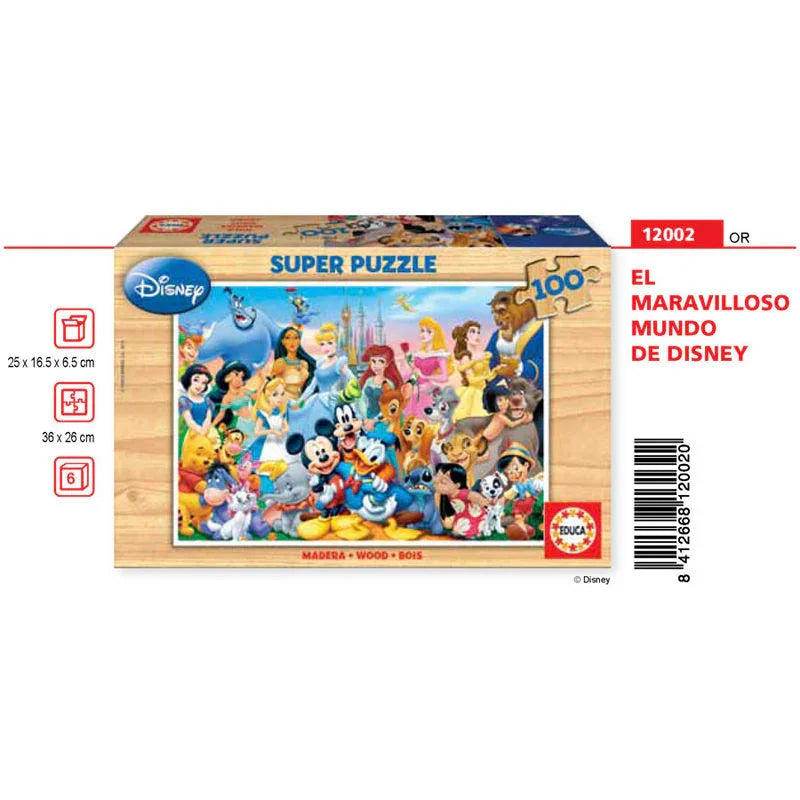 Disney The Wonderful World of Disney puzzle 100pcs Nerdscape