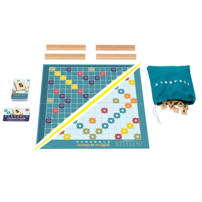 Spanish Scrabble Core Wood board game Nerdscape