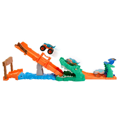 Hot Wheels Monster Trucks Cocodrile Crash Challenge Nerdscape
