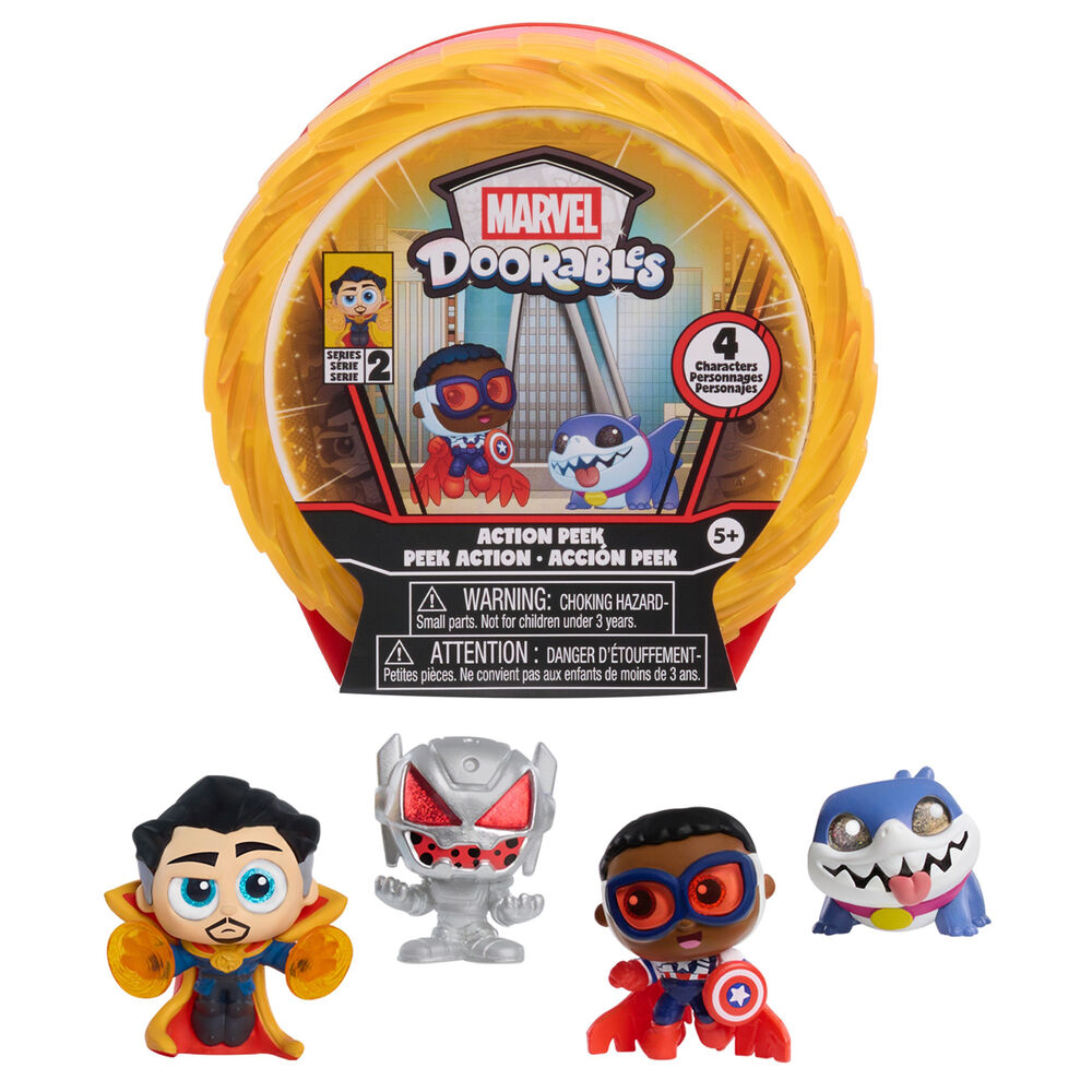 Doorables Marvel Action Mini Peek Series 2 assorted Capsule surprise 4 figures Nerdscape