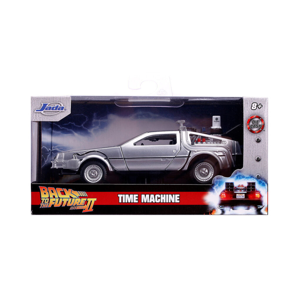 Back To The Future II Time Machine DLorean car replica Nerdscape