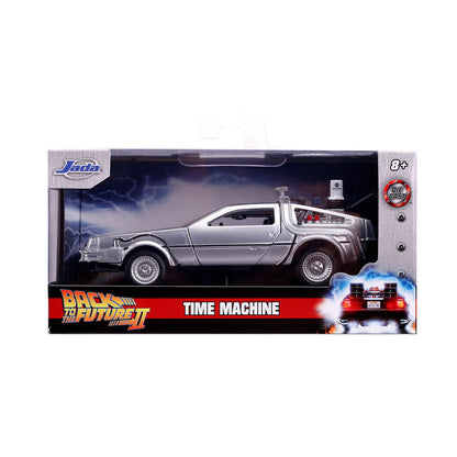 Back To The Future II Time Machine DLorean car replica Nerdscape
