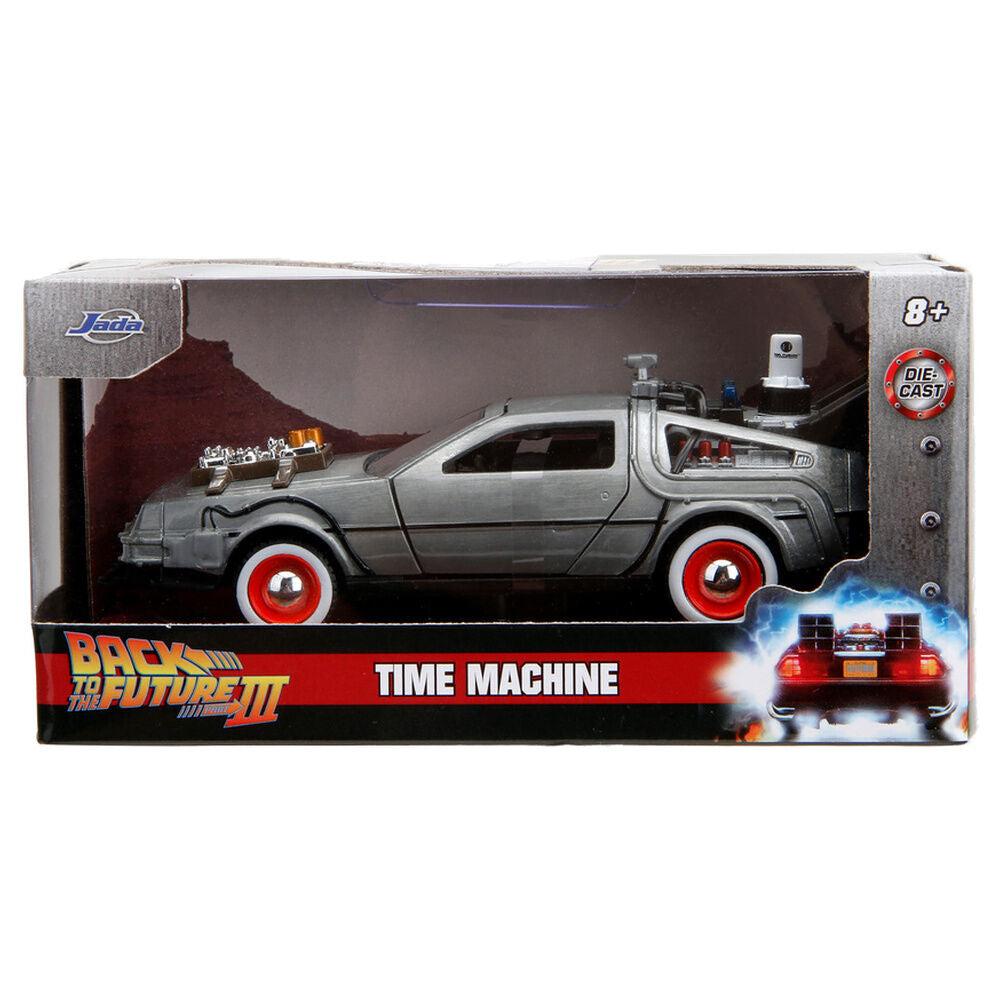 Back To The Future III Time Machine DLorean car replica Nerdscape
