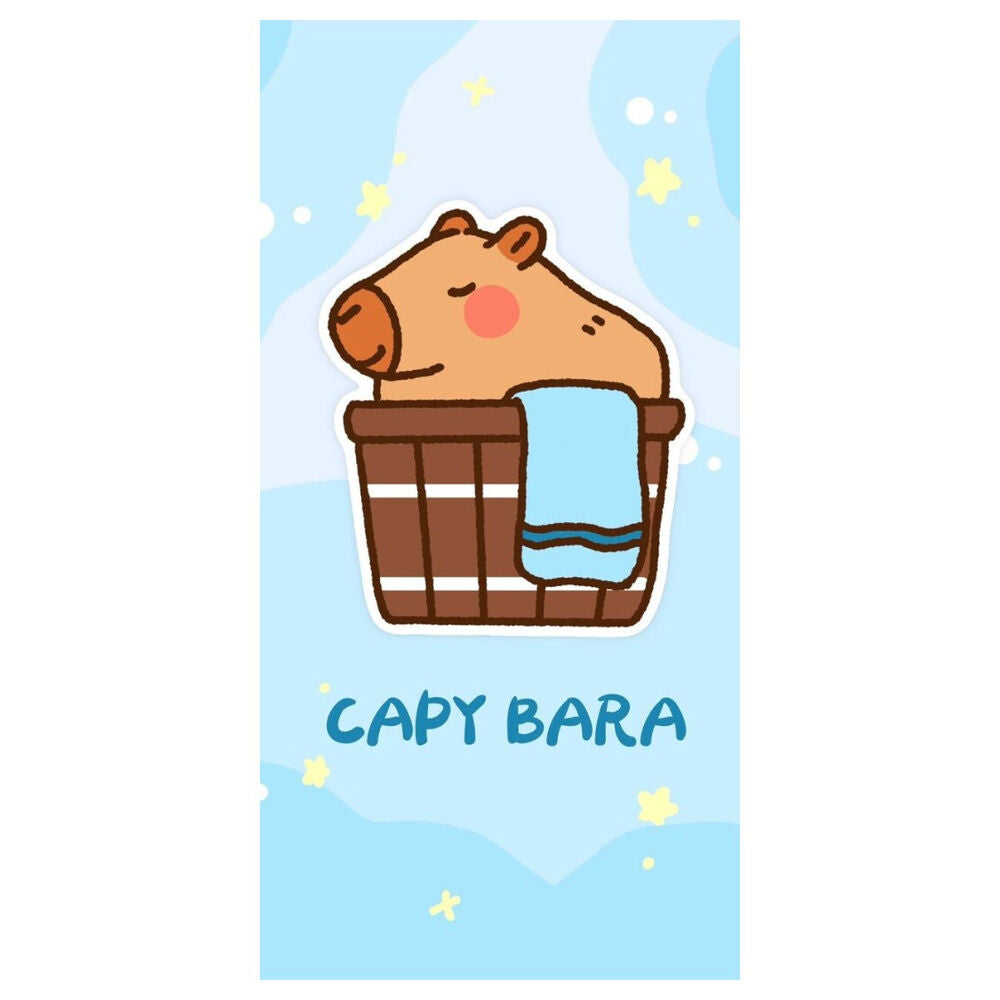 Capybara microfibre beach towel Nerdscape